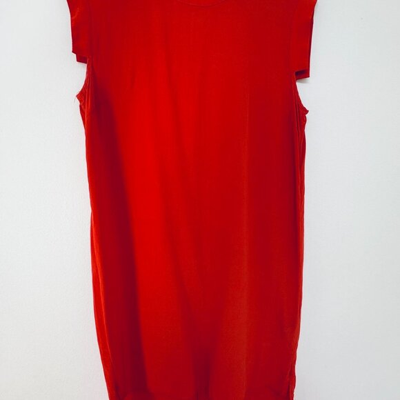 AlAllSaints Silk Tonya Lew Dress – Rust Orange, US 6 (Runs Small) - Picture 3 of 4